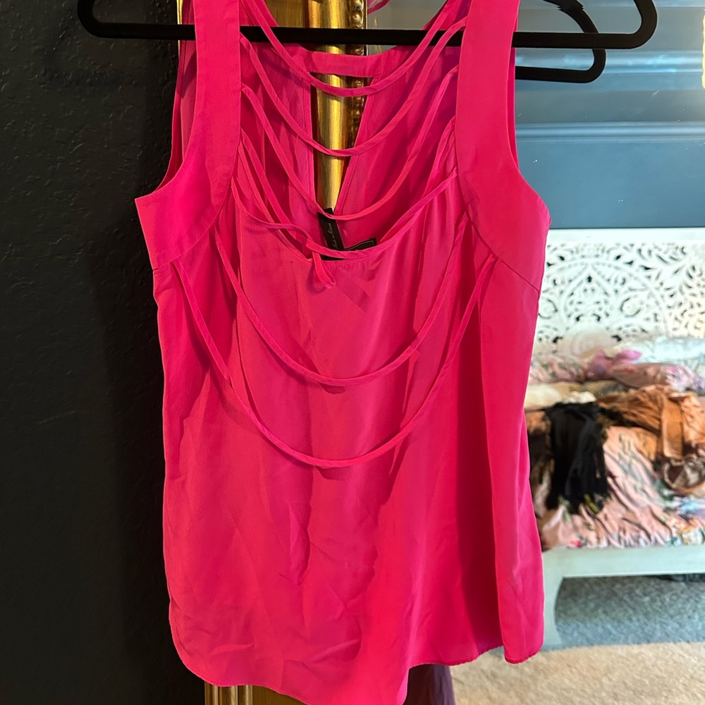 BCBGMAXAZRIA Bright Pink tank